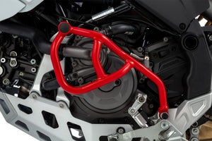 Wunderlich Ducati Desert X Protection - Engine Guard ( Left) Red Fits Without Wunderlich Tank Guard Only -70200-004