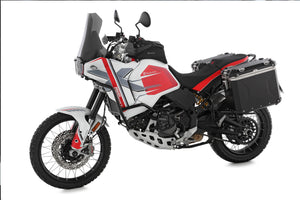 Wunderlich Ducati Desert X Protection - Engine Guard ( Left) Red Fits Without Wunderlich Tank Guard Only -70200-004