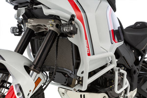Wunderlich Ducati Desert X Protection - Engine Guard ( Left) White Fits Without Wunderlich Tank Guard Only - 70200-008