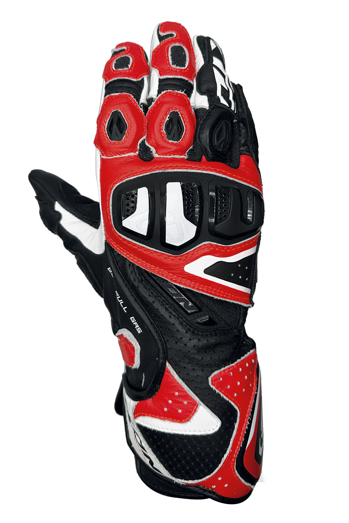 IXON VORTEX GL Gloves BLACK/WHITE/RED - Riders Junction