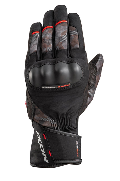IXON Pro Russel Gloves BLACK/RED - Riders Junction