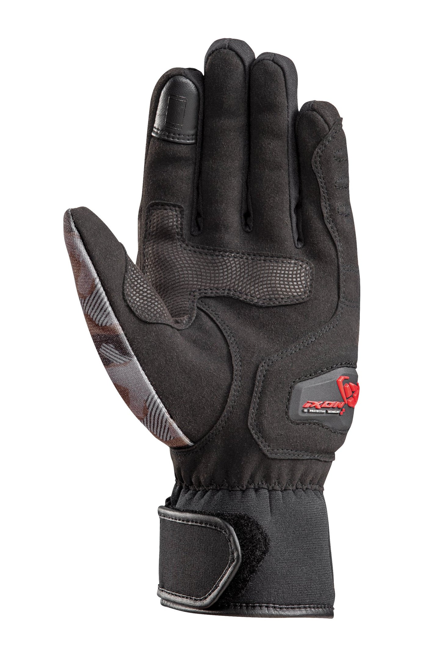 IXON Pro Russel Gloves BLACK/RED - Riders Junction