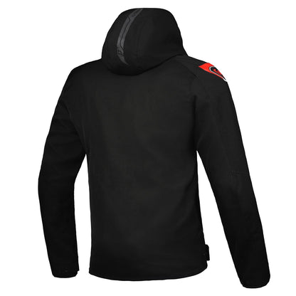 IXON Fierce Riding Jacket BLACK/WHITE/RED - Riders Junction