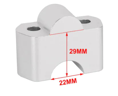 Handle bar risers for BMW 310 GS - Riders Junction