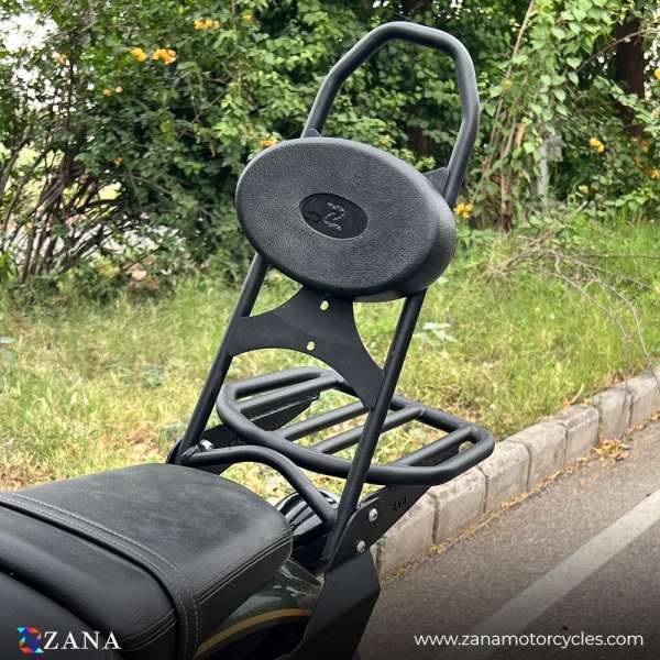 Top Rack With Pillion Backrest (small tray) For Royal Enfield Super Meteor 650 T-2 - ZI-8291 - Riders Junction