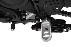Wunderlich HD Pan America Ergonomics - Lowering footrests Silver -  90320-000