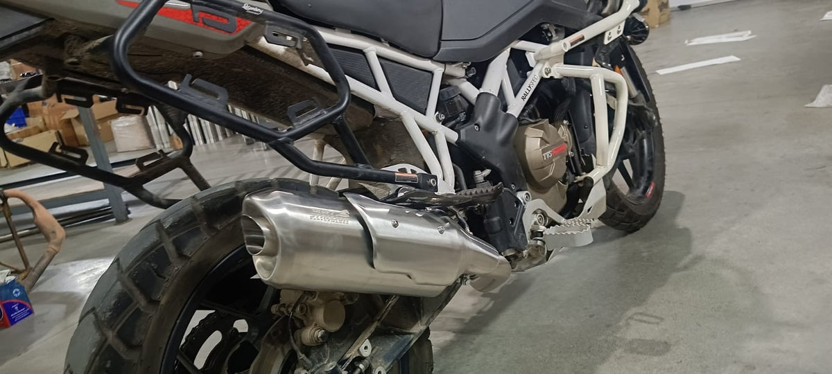 Silver Stallion Performance Exhaust for TVS RTX 300 Exhaust (Full System)