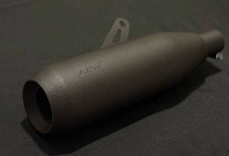 AEW-Edge SS Black Exhaust For Bear 650