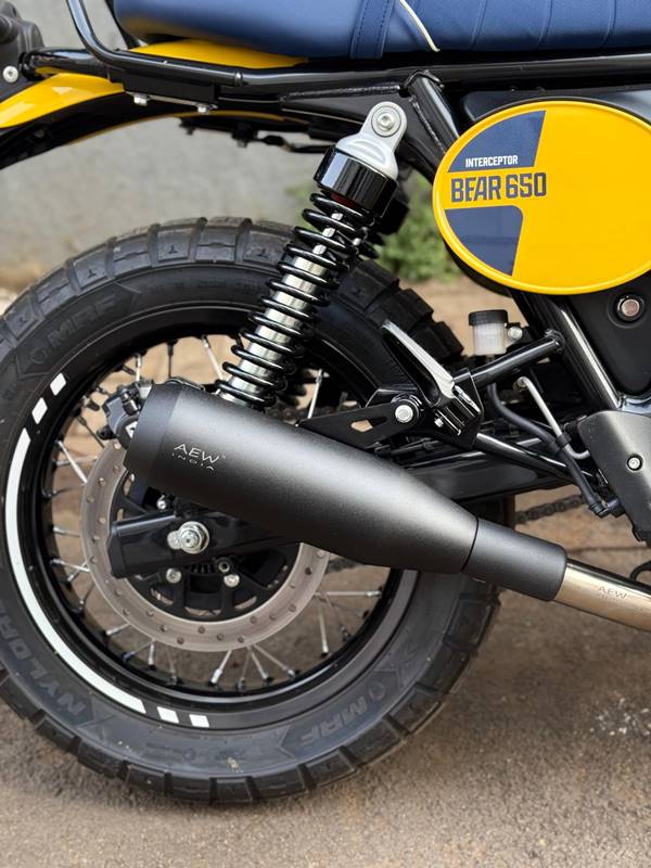AEW-Edge SS Black Exhaust For Bear 650