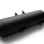 AEW Hunter350 Free Flow Exhaust Mild Steel Black - 89200