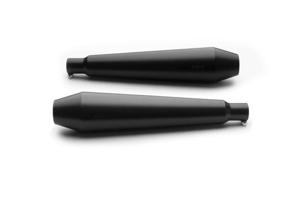 AEW TE 101 Megaphone Interceptor GT 650 - Mild Steel Heat Resistant Full Black