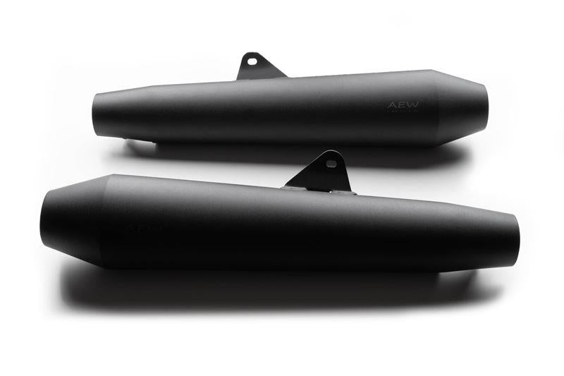 AEW TE 102 Megaphone - Mild Steel Heat Resistant Black Chrome - Interceptor GT 650