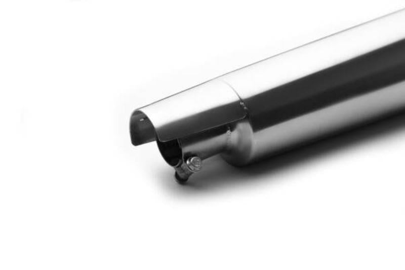 AEW TE 103 Megaphone- Stainless Steel Matt Polish - Royal Enfield Interceptor GT650