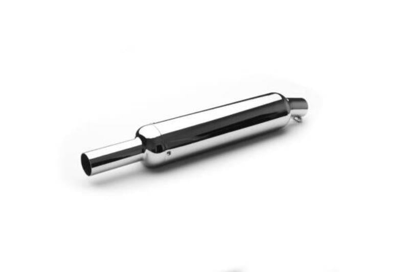 AEW TE201 Short Pipes - Mild Steel Chrome - Interceptor 650 Classic