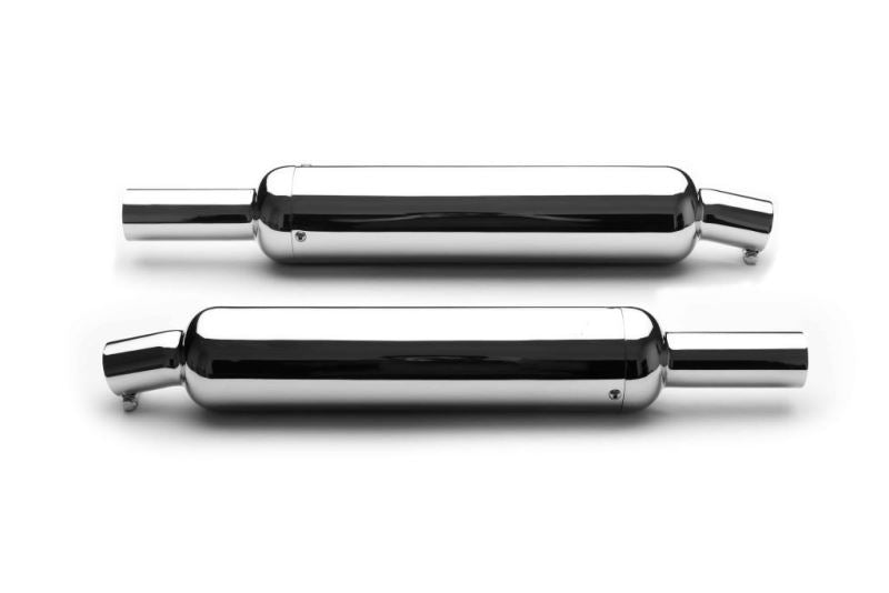 AEW TE201 Short Pipes - Stainless Steel Matt Polish - Interceptor 650 Classic