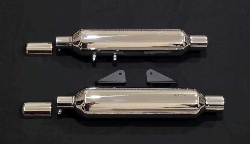 AEW-Classic 650 Performace Exhaust (Mirror Polish)-TE204