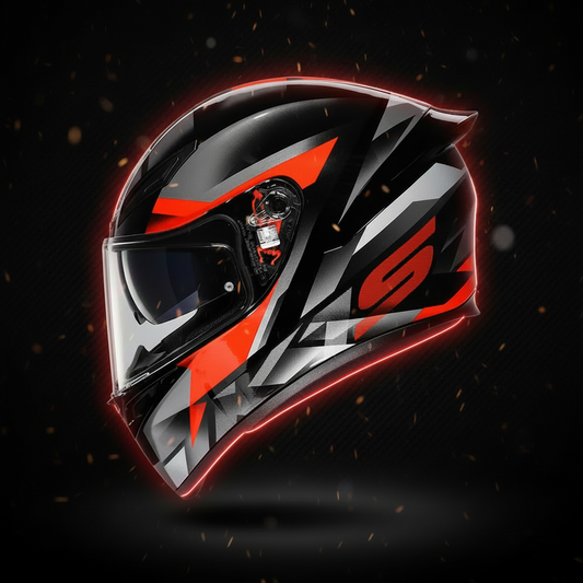 AGV K1 S Helmet - FastLap (Black/Grey/Red)