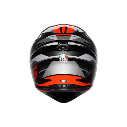 AGV K1 S Full Face Helmet - FastLap (Black/Grey/Red)