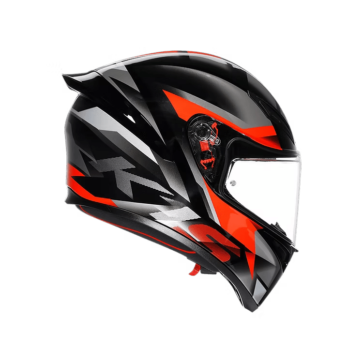 AGV K1 S Full Face Helmet - FastLap (Black/Grey/Red)