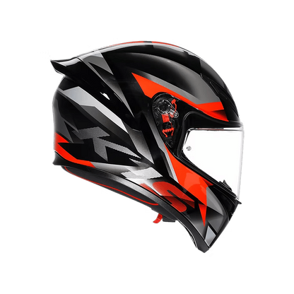 AGV K1 S Full Face Helmet - FastLap (Black/Grey/Red)