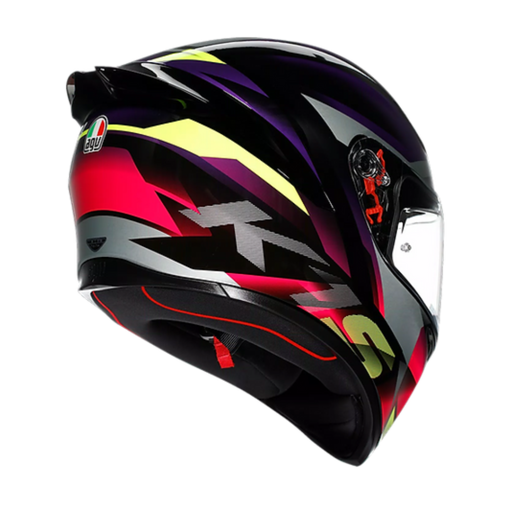 AGV K1 S Full Face Helmet - FastLap (Black/Purple/Pink)