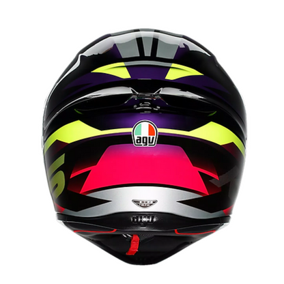 AGV K1 S Full Face Helmet - FastLap (Black/Purple/Pink)
