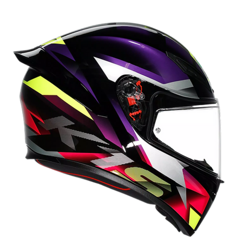AGV K1 S Full Face Helmet - FastLap (Black/Purple/Pink)