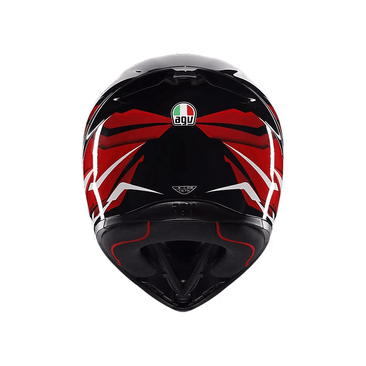 AGV K1 S Full Face Helmet - Lion Black/Red/White