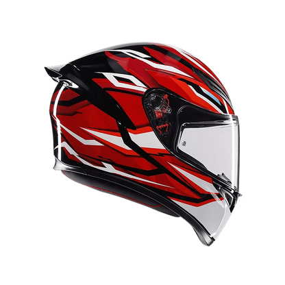 AGV K1 S Full Face Helmet - Lion Black/Red/White