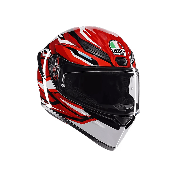 AGV K1 S Full Face Helmet - Lion Black/Red/White