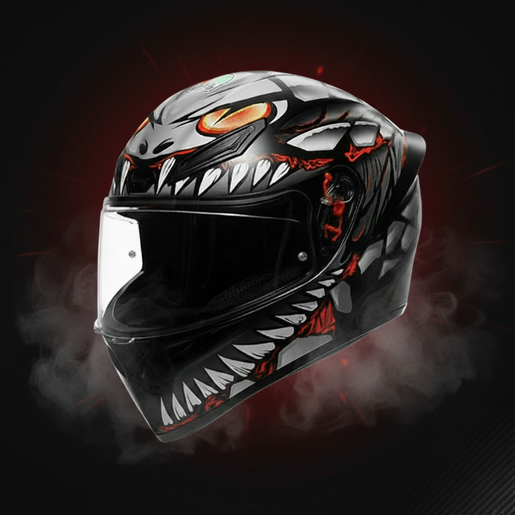 AGV K1 S Helmet - Lyzard BlackGreyRed