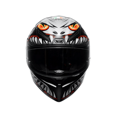 AGV K1 S Full Face Helmet - Lyzard Black/Grey/Red