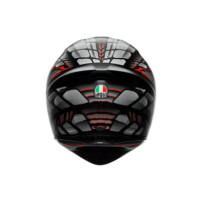 AGV K1 S Full Face Helmet - Lyzard Black/Grey/Red