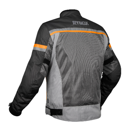 RYNOX AirGT 3 Riding Jacket - Grey HiViz Orange