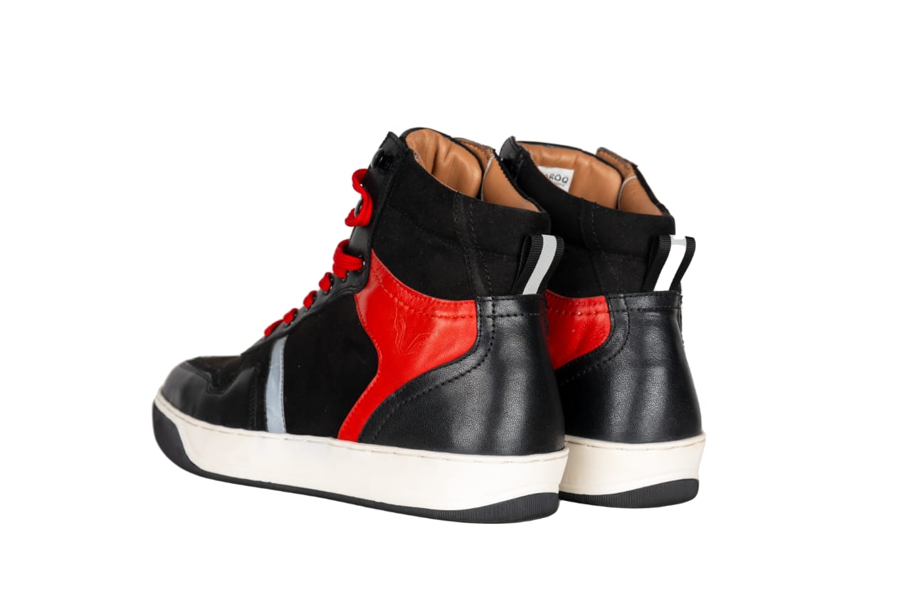 AMAROQ Urbane Riding Sneakers - Black Red