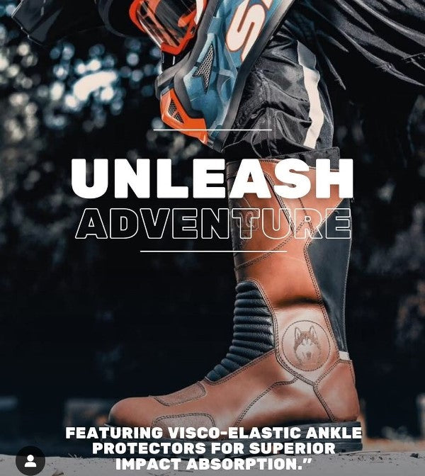 AMAROQ Valiant Motorcycle Riding Boots – Brown