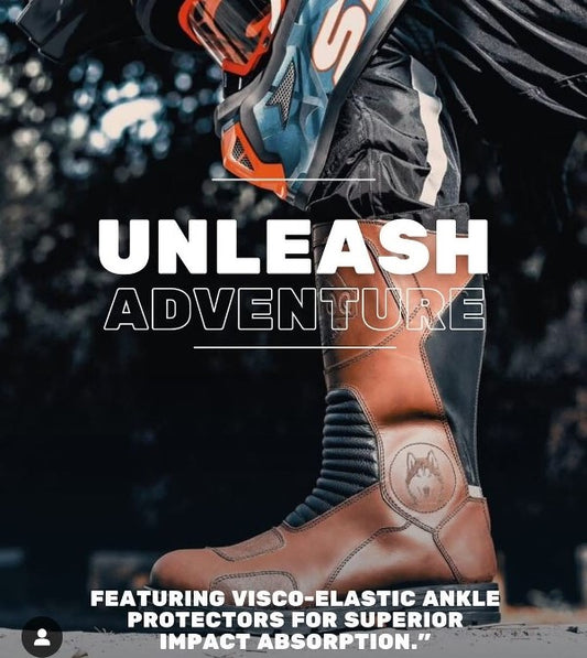 AMAROQ Valiant Motorcycle Riding Boots – Brown