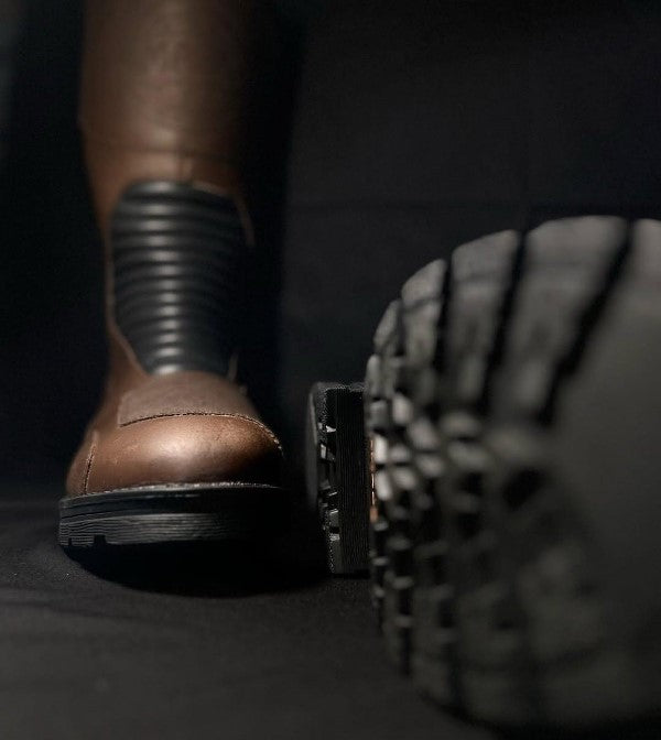 AMAROQ Valiant Motorcycle Riding Boots – Brown