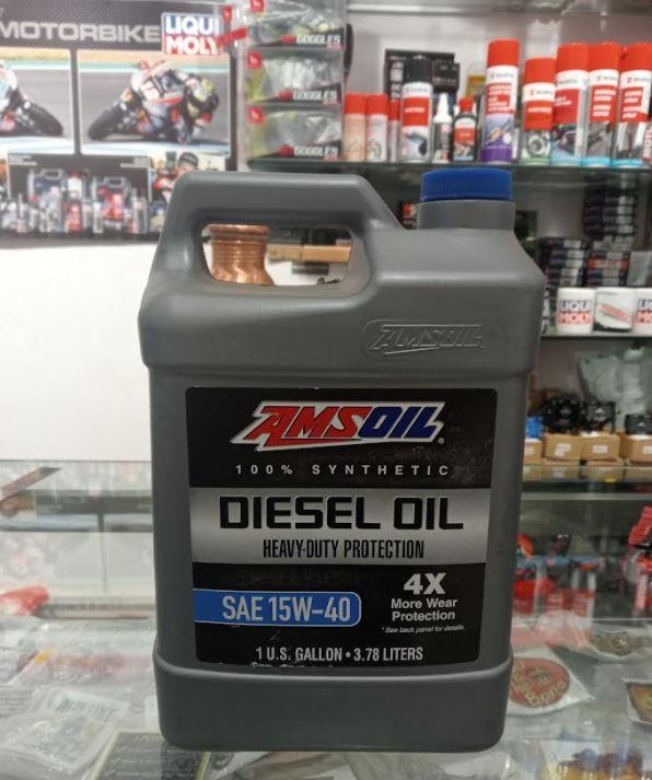 AMSOIL - 15W-40 Heavy-Duty Synthetic Diesel OIL (3.78L)