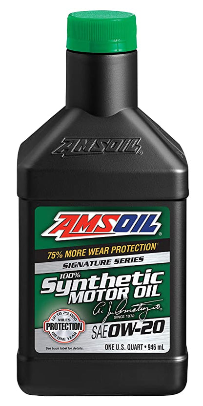AMSOIL Signature Series 0W-20 Synthetic Motor Oil (API SN Resource Conserving) for Honda, Skoda, Ford, Audi - Riders Junction