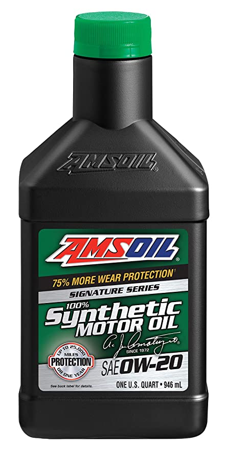 AMSOIL Signature Series 0W-20 Synthetic Motor Oil (API SN Resource Conserving) for Honda, Skoda, Ford, Audi - Riders Junction