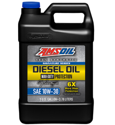 AMSOIL - Signature Series Max-Duty Synthetic Diesel Oil 10W-30 (3.78L) - Riders Junction