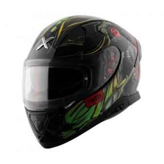 AXOR APEX SEADEVIL D/V- Glossy Black Red Helmet