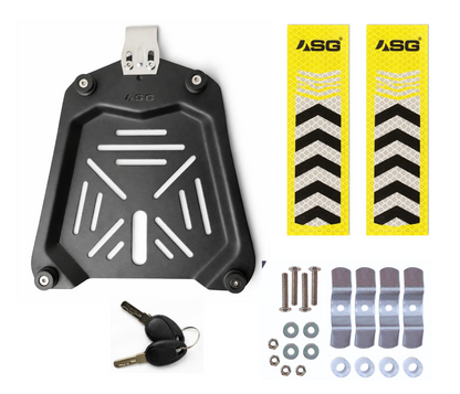 ASG-Aluminium Top Box 55L – Black