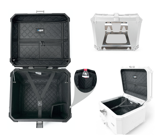 ASG-Aluminium Top Box 55L – Black