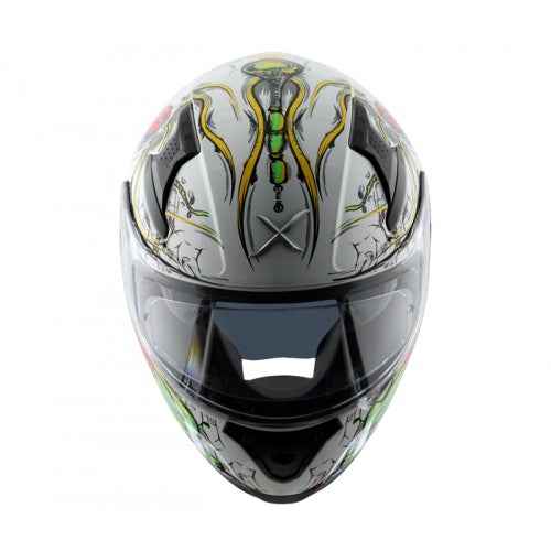 AXOR APEX SEADEVIL D/V- Glossy White Red Helmet