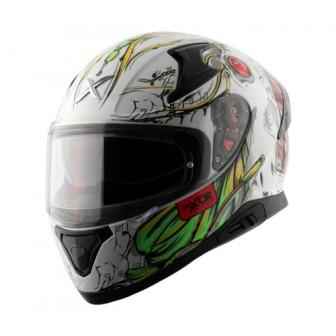 AXOR APEX SEADEVIL D/V- Glossy White Red Helmet