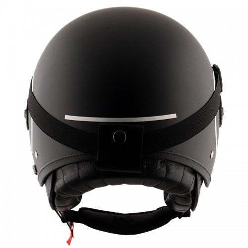 AXOR Alberto Helmet in Matt Black & Silver Color with Matt Black Goggle - Riders Junction