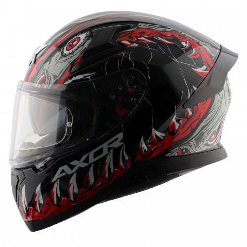 AXOR Apex Beast- Black Grey Helmet - Riders Junction