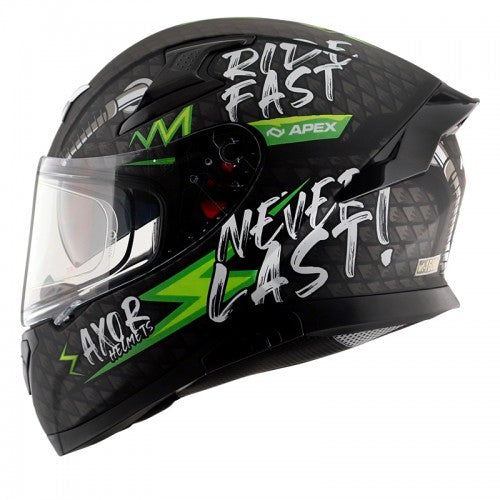 AXOR Apex Ride Fast Motorcycle Helmet - Matt Finish